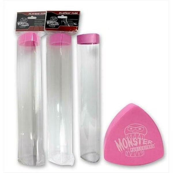 MTTBEPNK Play Mat Tube - Prism Monster Pink, Monster Binders, Mfr#: MONMTTBEPNK